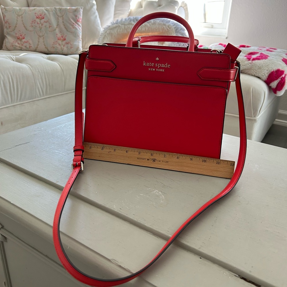 Kate Spade Red-Orange Crossbody Bag